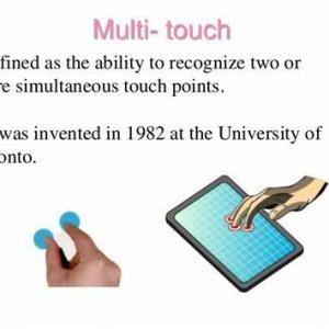 How to choose a touch screen 