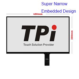 21.5inch Embedded design super narrow touch panel 