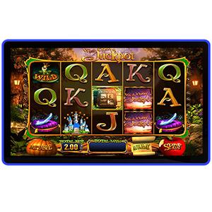 27inch LED stripe on front Touch monitor